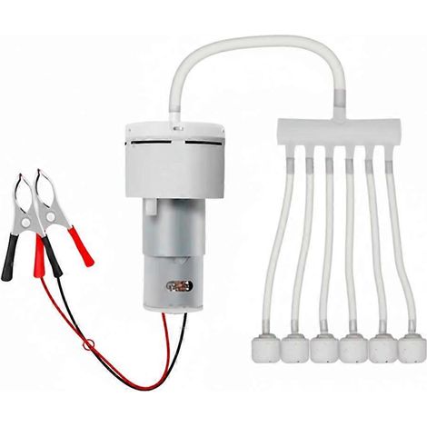 Mini pompe à air 12 V CC pour aquarium, pompe à eau à oxygène, moteur PWM, volume, pour aquarium de pêche et d'élevage. (1/5)