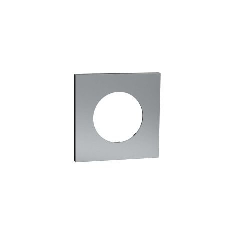 Placca interruttore Schneider Electric odace metal montaggio orizzontale verticale