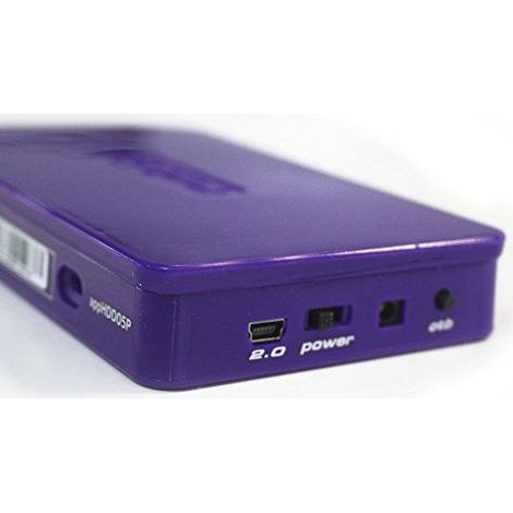 appHDD05 Púrpura 2.5 USB con suministro de corriente (1/2)