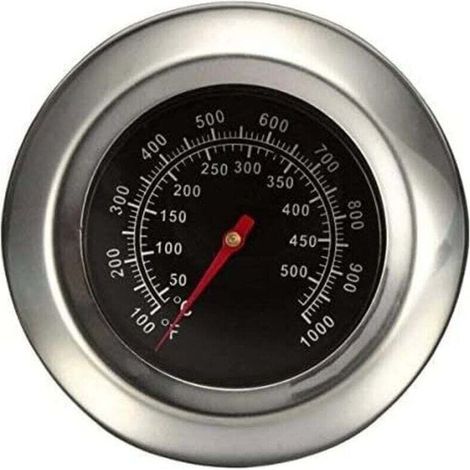 Grillthermometer aus Edelstahl, BBQ-Grillthermometer mit Sonde (1/4)