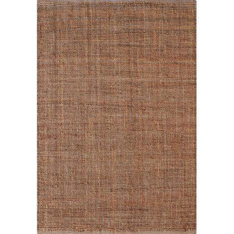 Tapis jute antidérapant style boho naturel pour salon chaleureux - jute naturel marron clair