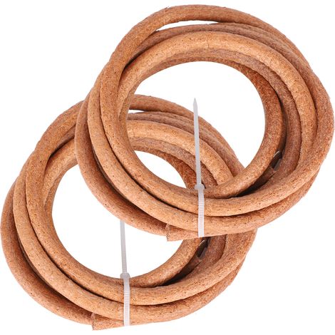 2 Courroies en Cuir pour Machine à Coudre à Pédale, Accessoires de Remplacement avec Crochet (1/5)