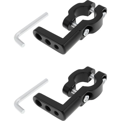 Supports de Phare de Moto Fixation pour Pare-Chocs Collier de Serrage pour Tube de 17 à 22 Mm (1/5)