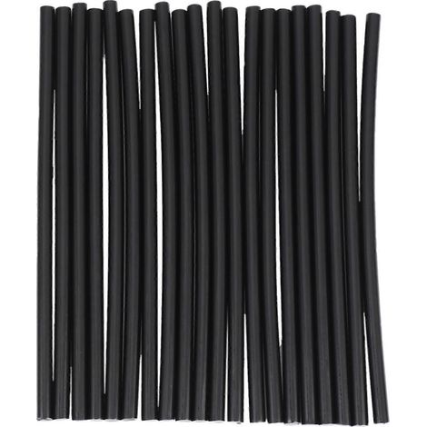 DIY Tools Repair 20 pcs 200mm Black Hot Melt Glue Sticks 7mm-- (1/5)