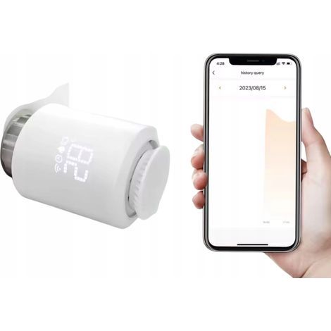 Régulateur de température Tête thermostatique Vanne TRV Avatto ZigBee tuya (1/5)