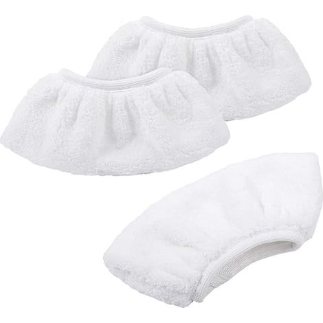 3-teiliges Set Mikrofaser-Dampfreinigungsmopp-Ersatzpads, Mikrofaserhauben, Dampfreinigungszubehör im Beschichtungsset, kompatibel mit SC1/SC2/SC3/SC4/SC5/SV7 (1/5)