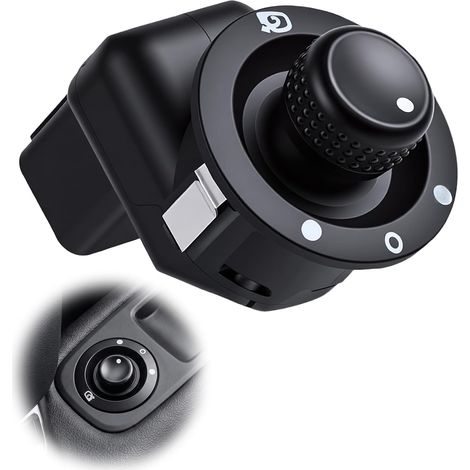 Commutateur de Rétroviseur Latéral Électrique Bouton pour Clio MK4 IV Modus Captur Scenic, OE 8200214921 8200676529, Bouton de Réglage Commande Rétroviseur Extérieur Miroir, 10 Broches (1/5)