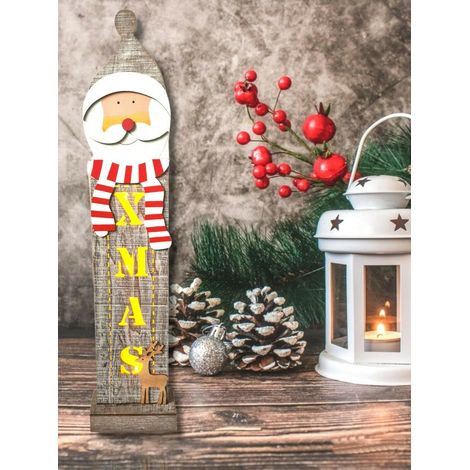 BABBO NATALE ARTICOLO NATALIZIO ADDOBBO NATALIZIO GADGET DI NATALE DECORAZIONE (1/5)