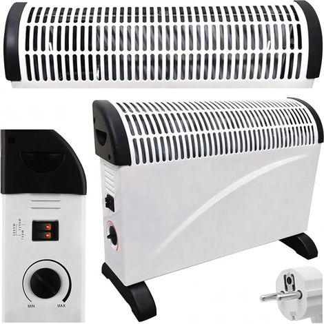 Radiateur électrique convecteur 2000W avec thermostat (1/5)