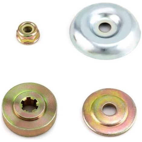 4pcs Kit de Écrous de Rechange en Métal pour Lames de Boîte de Vitesse, Pieces Detachees pour Debroussailleuse et Tondeuses à Gazon (1/5)