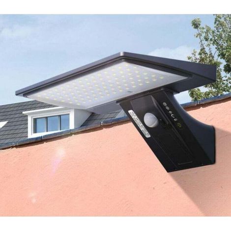 Lampe solaire extérieure 90 LED 2600mAh – Détecteur de mouvement – Étanche et sans fil – Éclairage pour terrasses et jardins (1/4)