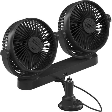 Ventilateur De Voiture Alimenté Par USB Double Flux