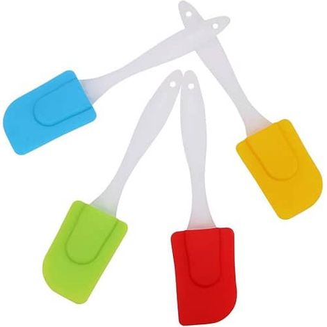 Espatula de silicona para reposteria 25 cm  Multicolor (1/2)