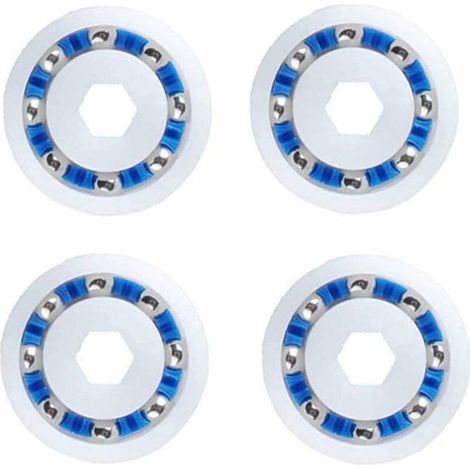 LaBlanc – Set mit 4 anpassbaren Kugellagern, kompatibel mit Polaris 360 380 3900 Sport Roboter-Poolreiniger-Rad (entspricht 9-100-1108)