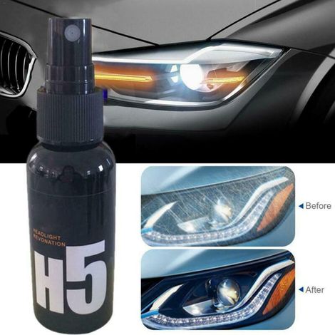 50ml Rénovateur Phares Voiture Liquide Polissage Réparation Spray Nettoyant Entretien Optique (1/5)