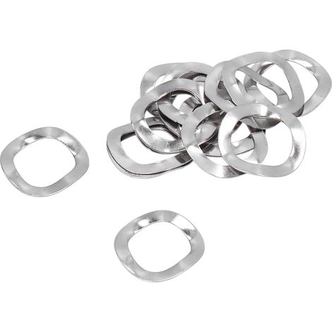 Kit de 100 rondelles ondulées, assortiment de rondelles froissées, en acier inoxydable A2, quincaillerie de fixation M3 (1/5)