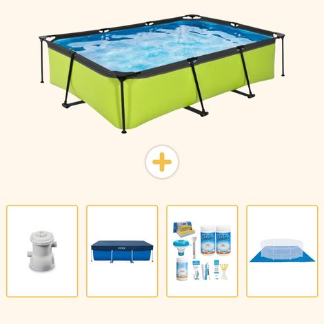 Exit-toys Piscine Exit Rectangulaire - 300x200x65 cm - 5-pièces  S251 (1/5)