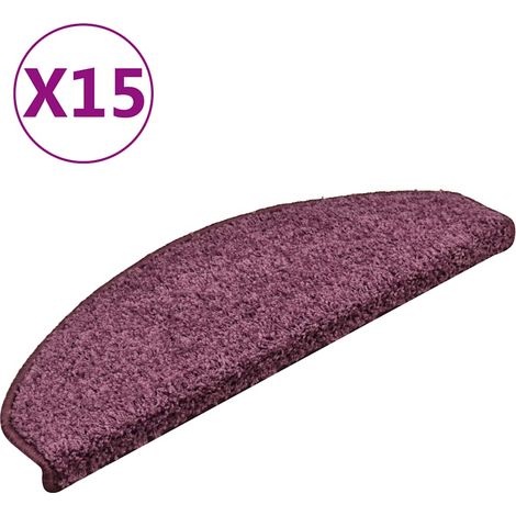 Maison Exclusive - Stufenmatten 15 Stk. 65x21x4 cm Dunkelviolett