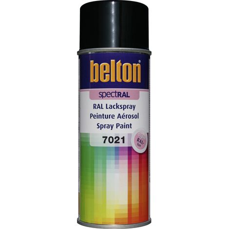 belton SpectRAL Lackspray 400 ml schwarzgrau Sprühlack Buntlack Spraylack