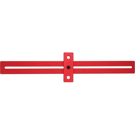Calibre en alliage d'aluminium de type T pour le travail du bois, règle de mesure 0-370 mm, outil à tracer (1/5)