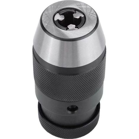 Mandrin de perceuse 0-13mm B16 – Auto-serrant sans clé en acier – Couple élevé pour précision – Compatible perceuses et tours (1/5)