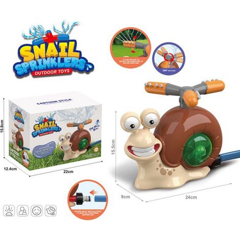 Jouets d'arrosage d'extérieur, jouets de jardin, jouets de dessin animé pour enfants (Escargot-C) (1/4)