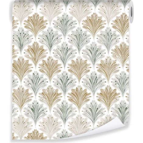 Papier peint vintage abstrait sur mur molletonné Papier peint salon chambre coucher