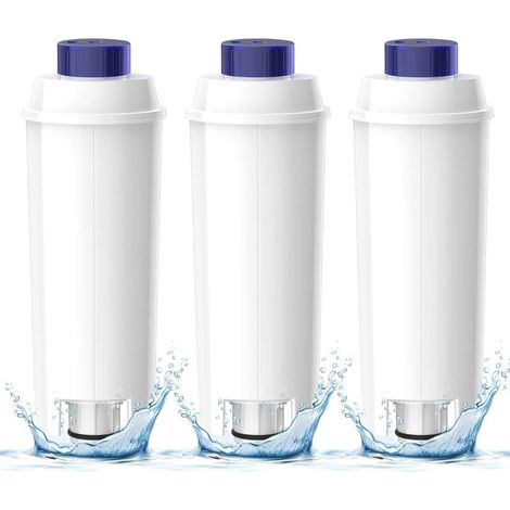 Filtres à Eau pour Machine à Café Delonghi Magnifica s, Filtre Delonghi Dinamica et Les Séries ECAM/ETAM/ESAM/BCO, Cartouche Filtrante DLSC002, Filtre Adoucir l'eau (3 Pièces) (1/5)