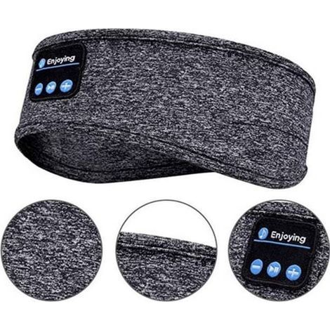 Wireless Headset Stereo Headband Running Sleep Music Headphones Gray (1/4)