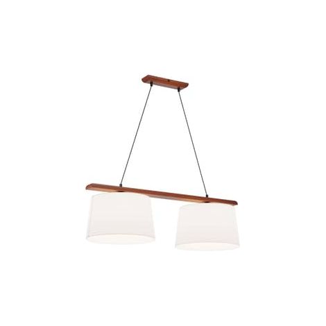 [NEUWERTIG] Euluna Hängeleuchte Sweden Hängelampe Leuchte Lampe Zweiflammig Nussbaum Eich697 B-Ware