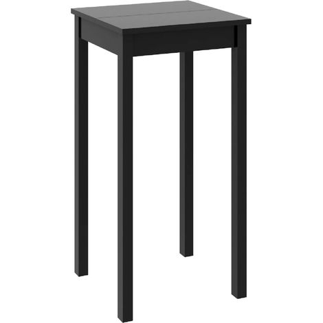 Maison Exclusive - Tavolo da Bar in MDF Nero 55x55x107 cm