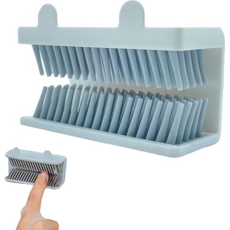 Catch'cheveux amovible pour douche, collecteur mural anti-rebouchage, filtre de siphon avec arrêt-cheveux, grille de vidange réutilisable (1/5)