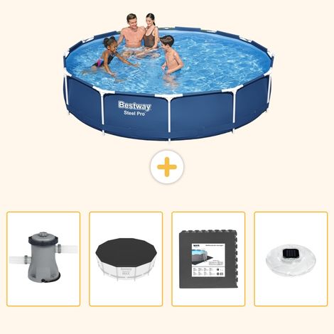 Bestway Bestway Steel Pro Ronde - 366x76 cm - 5-pièces S312 (1/5)