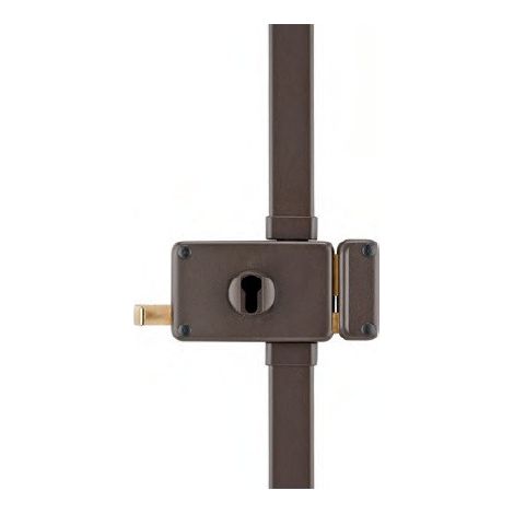 Cassa serratura HORGA, marrone, a tirante, 140 x 88 mm, sinistra – THIRARD (1/2)