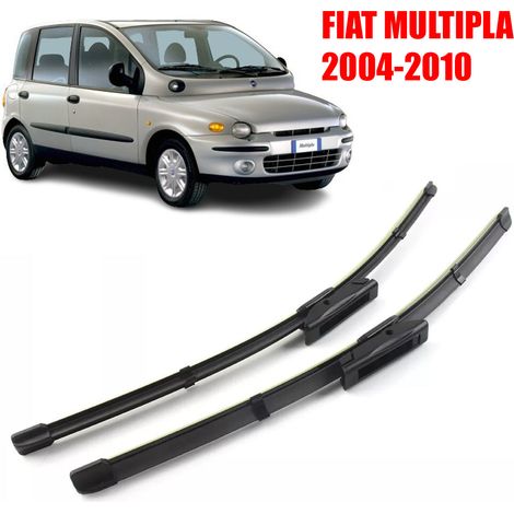 KIT 2 SPAZZOLE TERGICRISTALLO ANT PER FIAT MULTIPLA DAL 2004-2010 600MM+550MM