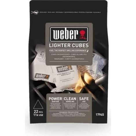 Cubos de encendido Weber B0813VVV5T, paquete de 22