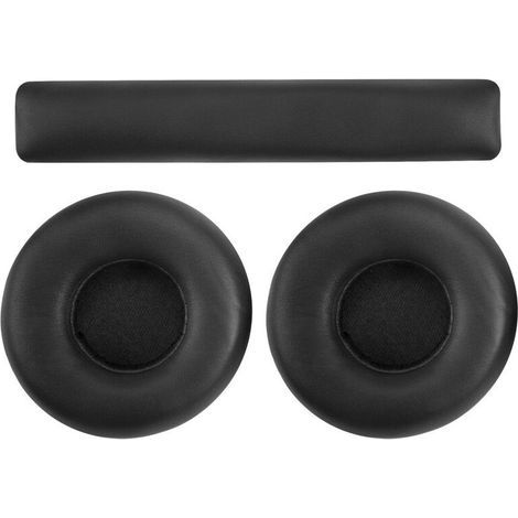 Coussinets d'oreille, oreillettes en cuir et bandeau de remplacement (1 jeu) pour casque Synchros E40BT E40. (1/5)