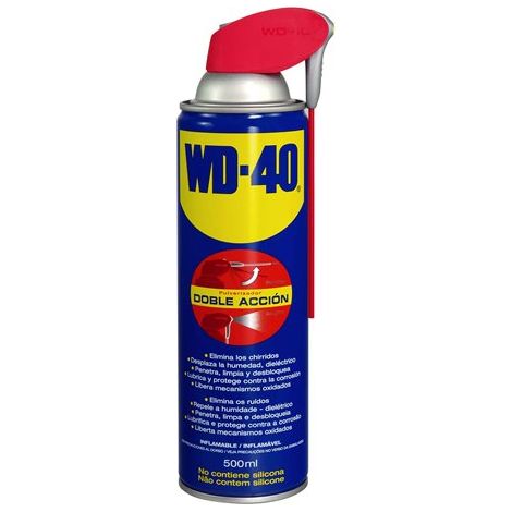 Lubrifiant multiusage WD-40 – Spray dégrippant pour rouille et corrosion – Protection contre l'humidité – Vanne double action