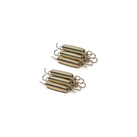Ressorts de trampoline de rechange 145mm – Lot de 6 ressorts en acier galvanisé – Résistants aux intempéries – Compatibles avec trampolines 240 à 427cm – Kiduku (1/3)