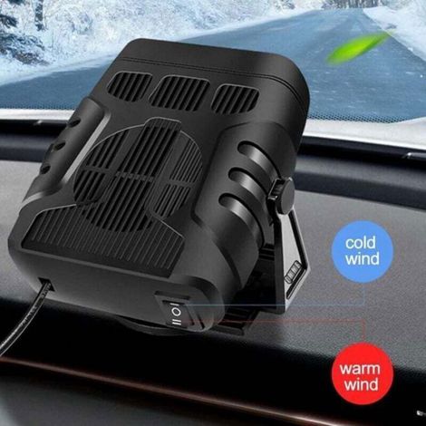 Chauffage Voiture - 12 V - 120 W - Désembuage Dégivrage Rapide - Pour Pare-Brise - 1 Pièce