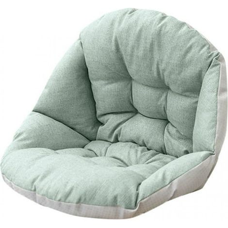 Coussin moelleux pour fauteuil suspendu d'extérieur en forme d'œuf, coussin épais pour panier suspendu, en coton PP haute élasticité pour fauteuils hamac d'intérieur et d'extérieur (terrasse, jardin). (1/5)
