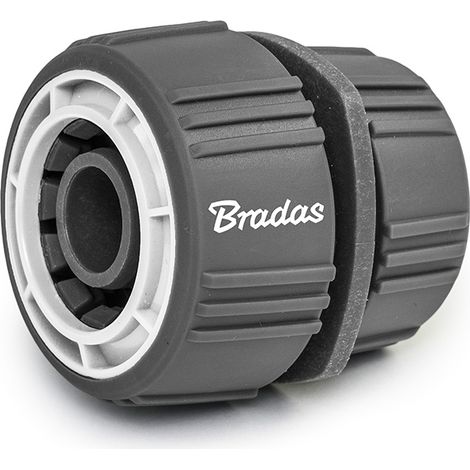 Conector de manguera Bradas de 1/2" x 3/4" / cable blanco suave