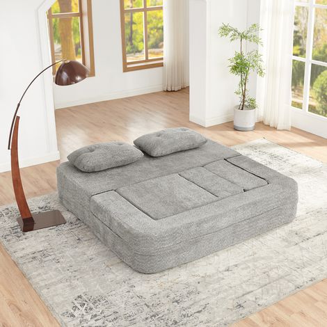 Schlafsofa klappbar mit Sessel und Seitentaschen OKMYHOME (1/5)