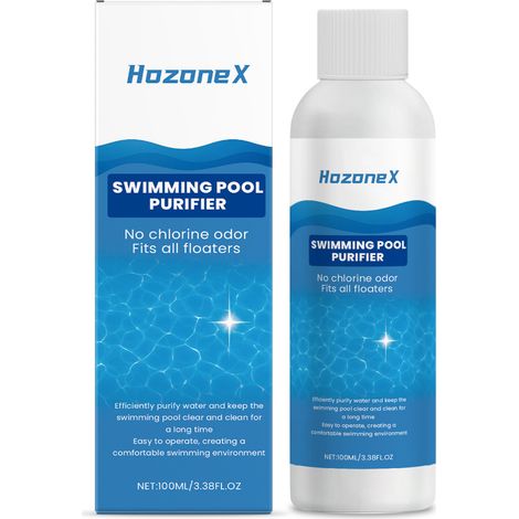 HozoneX Poolreinigungslösung: Klärt Poolwasser, beseitigt Gerüche, löst Schmutz schnell auf und sorgt für eine hervorragende Reinigung. (1/5)