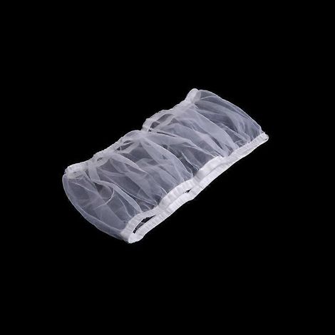 Filet de protection en nylon pour attrape-graines d'oiseaux, compatible avec les cages à oiseaux et les paniers - Blanc (1/5)