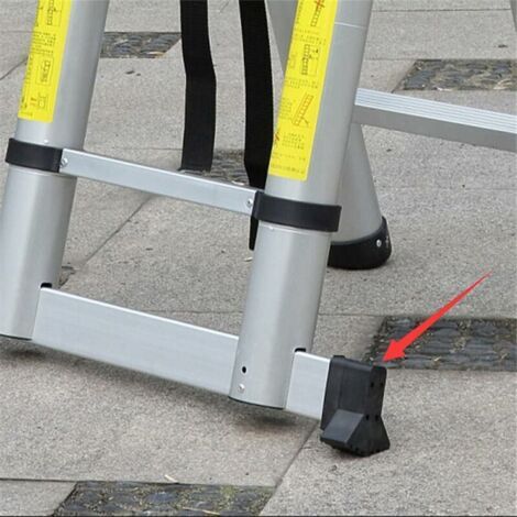 Couvre-pieds D'échelle Pieds Pieds D'échelle D'extension Échelle Patins En Caoutchouc Antidérapants Pieds De Remplacement D'échelle Universel Antidérapants En Caoutchouc Pour Échelle(4 Pièces) (1/5)