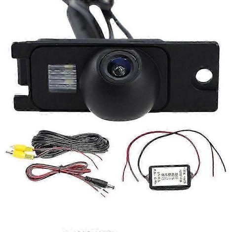 Caméra de recul avant pour voiture, compatible avec S80, S60, S60L, XC60, XC90, V70 et XC70 (1999-2009), caméra de stationnement avec logo et marquage au sol. (1/5)