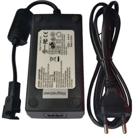 Adaptateur transformateur 29V 2A pour fauteuil inclinable électrique, entrée 2 broches AC DC, avec câble d'alimentation AC, compatible avec adaptateur OKIN, pour chaise électrique (1/4)