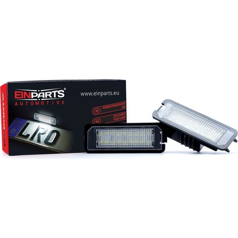 Luci targa a LED 6000K Bianco freddo 12V CANBUS per Porsche Seat Skoda VW (1/4)
