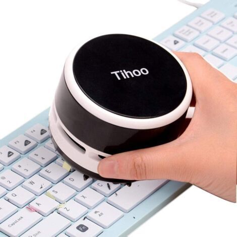 Mini Desktop Vacuum Cleaner, Handheld Vacuum Cleaner Desktop Cleaner, Portable Cordless Miniature Crumb Vacuum, Dust Sweeper Table Sweeper (1/4)